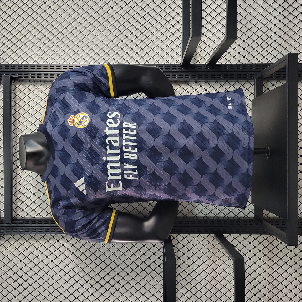 Real Madrid 23-24 Away Blue Jersey - Player Version